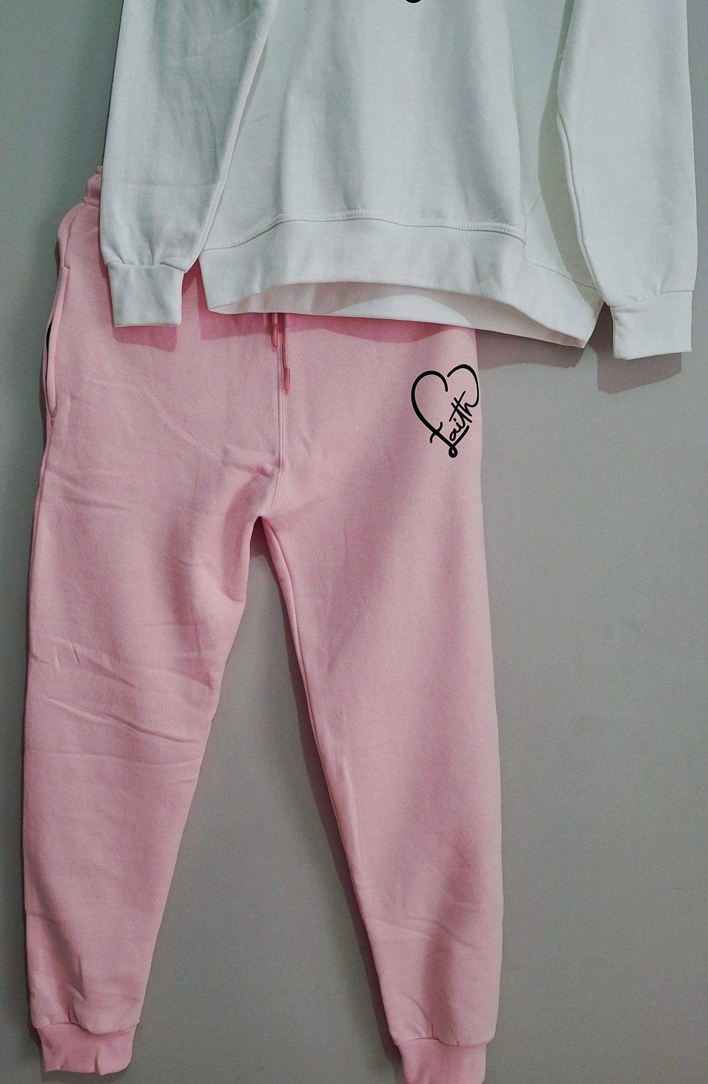 Faith Heart Sweater Set