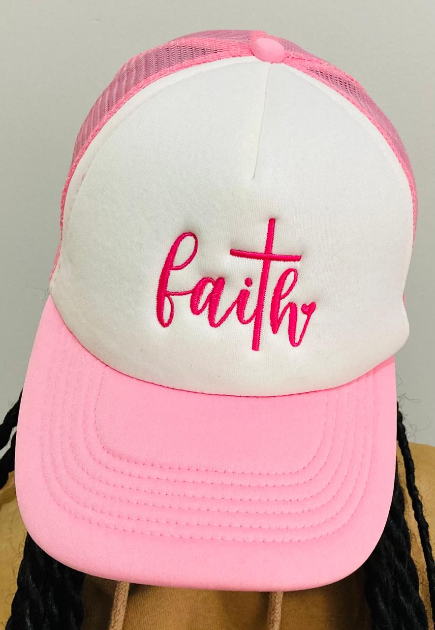 FAITH Embroidered Trucker Cap