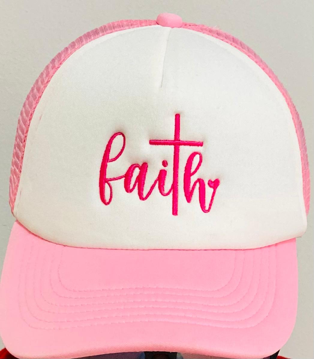 FAITH Embroidered Trucker Cap