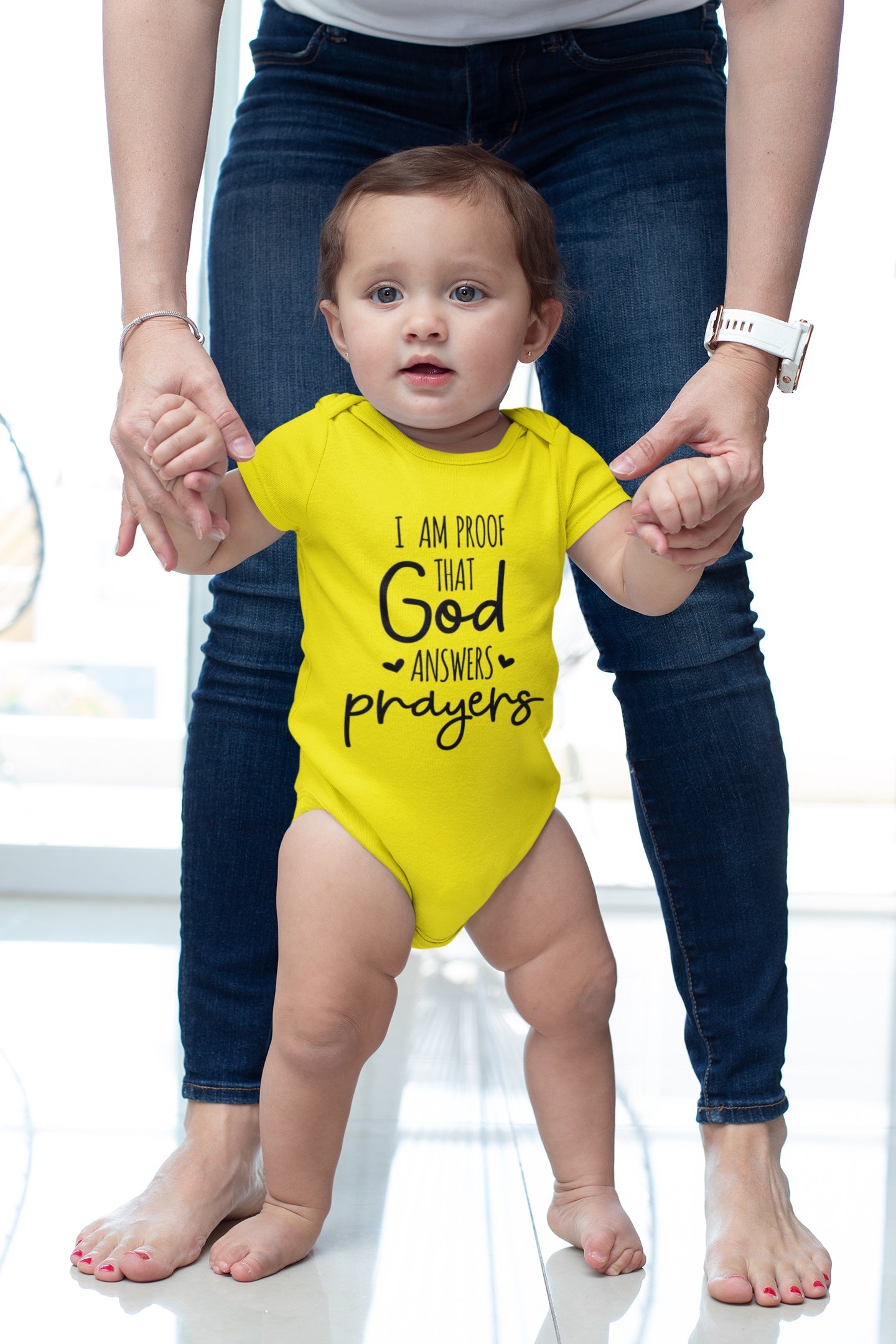 I am Proof That God Answers Prayers Unisex Onesie