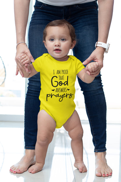 I am Proof That God Answers Prayers Unisex Onesie